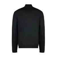Pulovere Roberto Collina pentru Barbati - Pulovere Roberto Collina Roberto Collina Turtleneck Wool Pullover Black Barbati (BM 18076224) - B-mall.ro