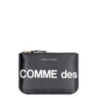 Genti de mana Comme Des Garçons Logo Detail Leather Pouch Barbati