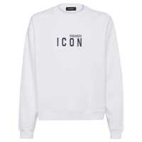Pulovere DSQUARED2 Cotton Crew-Neck Sweatshirt With Logo Barbati