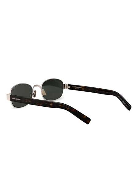 Ochelari de soare Saint Laurent Saint Laurent Eyewear Sunglasses SILVER-HAVANA-GREY Femei (BM 18076794) 3