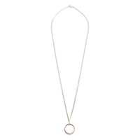 Bijuterii Mm6 Maison Margiela Silver Metal Necklace Femei