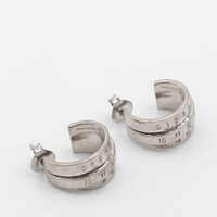 Cercei Mm6 Maison Margiela Silver Metal Earrings Femei