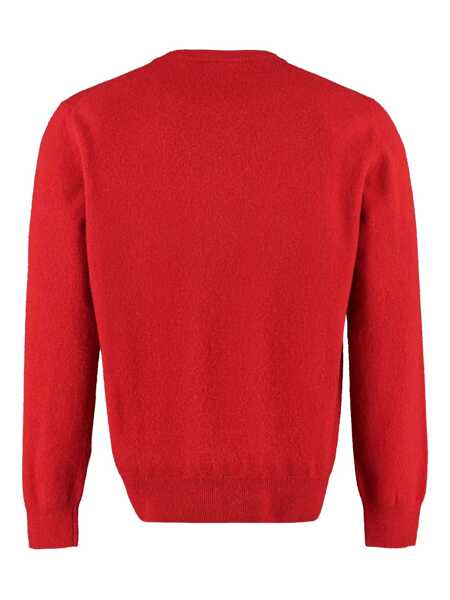 Pulovere THE ALPHABET The Alphabet The Knit - Wool And Cashmere Pullover RED Barbati (BM 18076950) 2