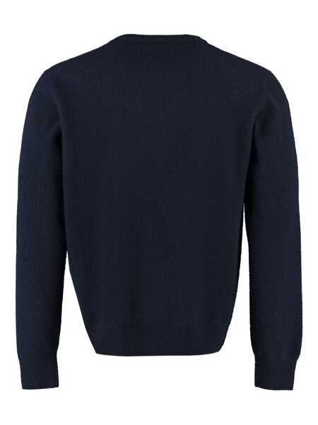 Pulovere THE ALPHABET The Alphabet The Knit - Wool And Cashmere Pullover BLUE Barbati (BM 18076959) 2