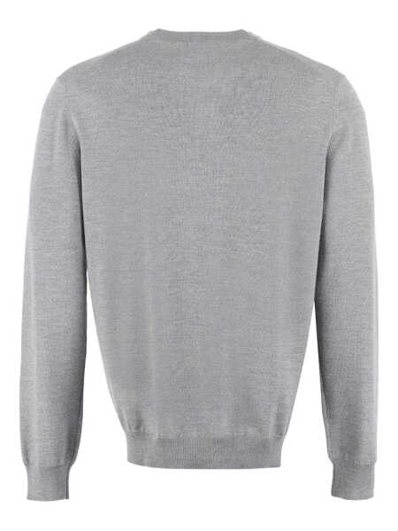 Pulovere THE ALPHABET The Alphabet The Knit - Wool Pullover GREY Barbati (BM 18076986) 2