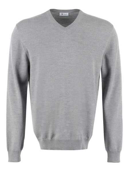 Pulovere THE ALPHABET The Alphabet The Knit - Wool Pullover GREY Barbati (BM 18076986) 1