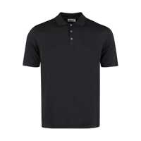 Tricouri Polo The (Alphabet) Cotton Knit Polo Shirt Barbati