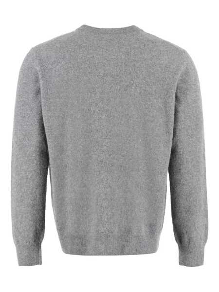 Pulovere THE ALPHABET The Alphabet The Knit - Wool And Cashmere Pullover GREY Barbati (BM 18077046) 2