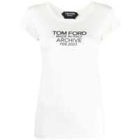 Tricouri Tom Ford Silk T-Shirt Femei