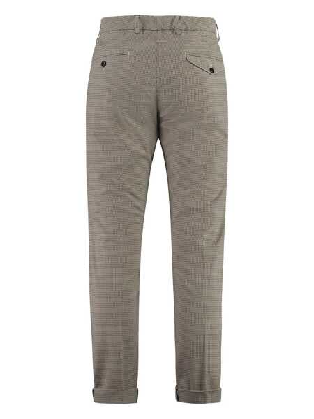 Pantaloni Dondup Dondup Joe Prince-Of-Wales Checked Trousers Beige Barbati (BM 18077298) 2