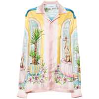 Camasi Casablanca Printed Silk Shirt Femei