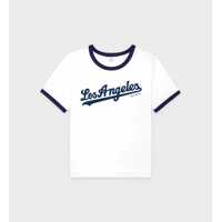 Tricouri SPORTY&RICH TSHIRT TO073627667WH50 WHITE DARK NAVY Femei