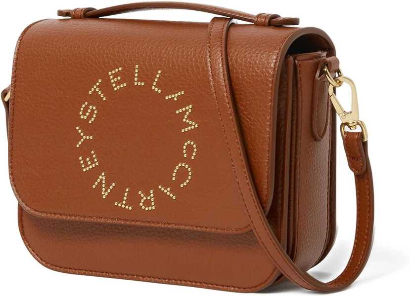 Genti de umar Stella McCartney Logo Flap Bag Eco Embossed Grainy Alter AUBURN Femei (BM 18078034) 3