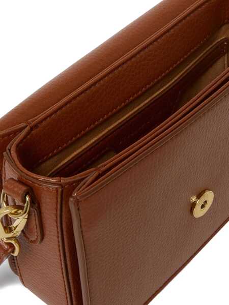 Genti de umar Stella McCartney Logo Flap Bag Eco Embossed Grainy Alter AUBURN Femei (BM 18078034) 4