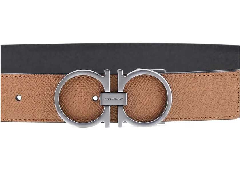 Curele Ferragamo Gancini reversible Belt NATURALE Barbati (BM 18078043) 2