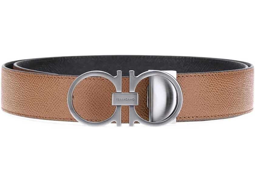 Curele Ferragamo Gancini reversible Belt NATURALE Barbati (BM 18078043) 3