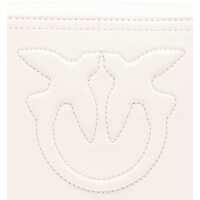 Genti de umar Pinko Dama - Genti de umar Pinko Carrie Shoulder Bag BIANCO SETA-BRUSHED SILVER Femei (BM 18078064) - B-mall.ro