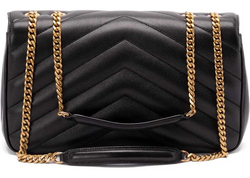 Genti de umar Saint Laurent LouLou Shoulder Bag BLACK Femei (BM 18078091) 2