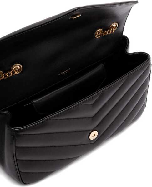 Genti de umar Saint Laurent LouLou Shoulder Bag BLACK Femei (BM 18078091) 5