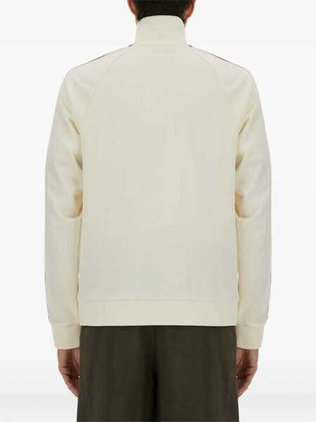 Bluze de trening Fred Perry Track Jacket With Two-Color Webbing IVORY Barbati (BM 18078199) 3