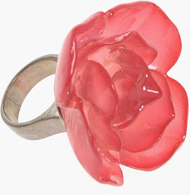 Inele DSQUARED2 Rose-Shaped Resin Touch Of Color Ring Pink Femei (BM 18078394) 2