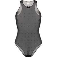 Bluze Rhinestone Sheer Body Femei