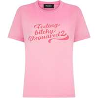 Tricouri Slim Fit Gradient Effect Crew-Neck T-Shirt Femei