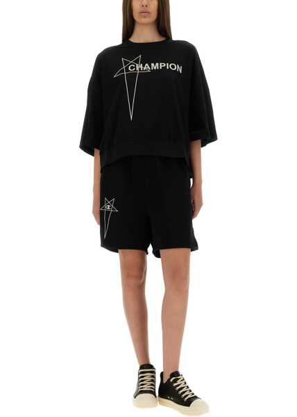 Tricouri Champion Cropped Tommy T T-Shirt BLACK Femei (BM 18078772) 2