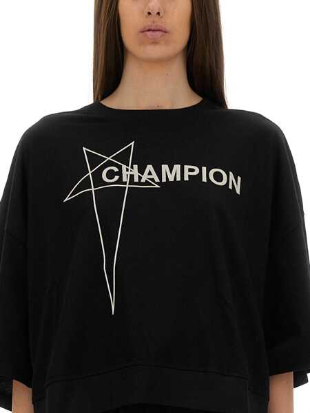 Tricouri Champion Cropped Tommy T T-Shirt BLACK Femei (BM 18078772) 4