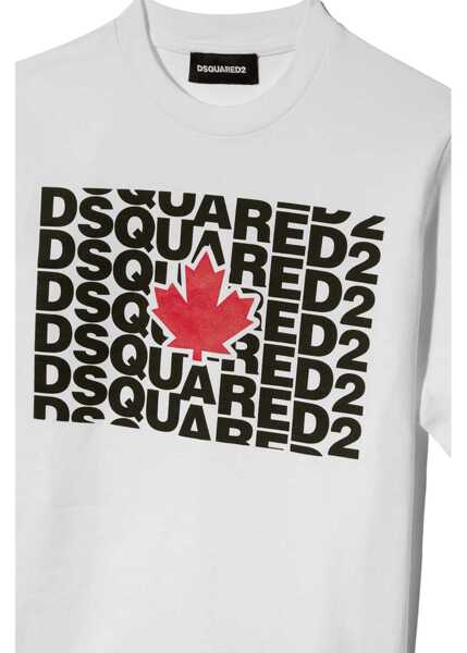 Tricouri DSQUARED2 Shirt WHITE Baieti (BM 18078781) 3