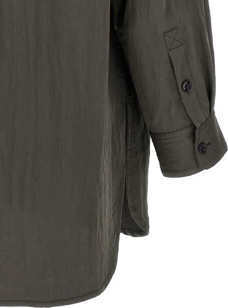 Camasi casual LEMAIRE Utility Overshirt MILITARY GREEN Barbati (BM 18078826) 4