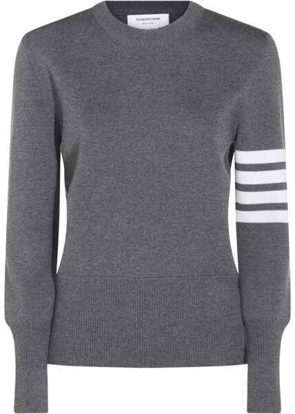 Pulovere Thom Browne Virgin wool Sweater MED GREY Femei (BM 18078922) 1