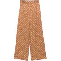 Pantaloni casual Satin Moon Pants Femei