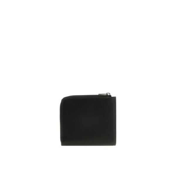Portofele Jil Sander Jil Sander Logo Nappa Wallet Black Barbati (BM 18078969) 2