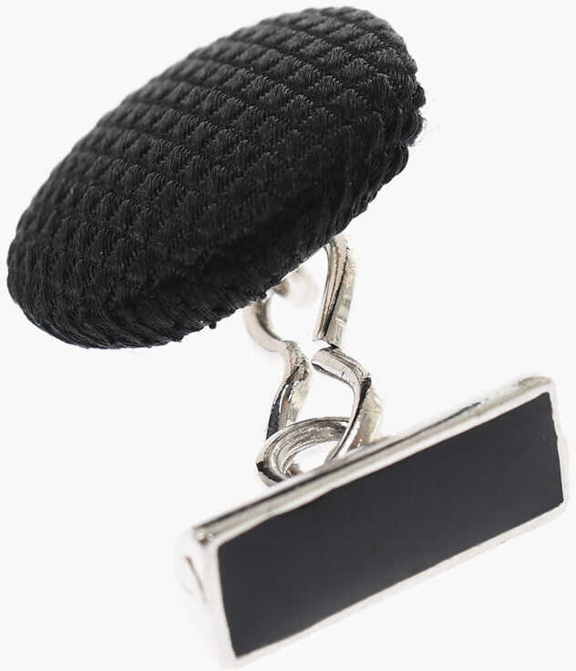 Butoni CORNELIANI Metal Cufflinks Lined With Silk Black Barbati (BM 18079159) 3