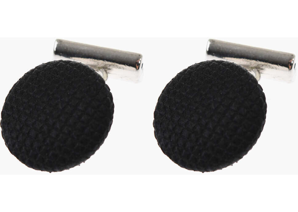 Butoni CORNELIANI Metal Cufflinks Lined With Silk Black Barbati (BM 18079159) 1
