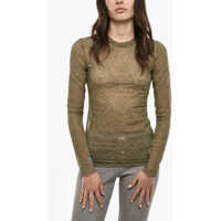 Sosete Solid Color Lace Top Femei