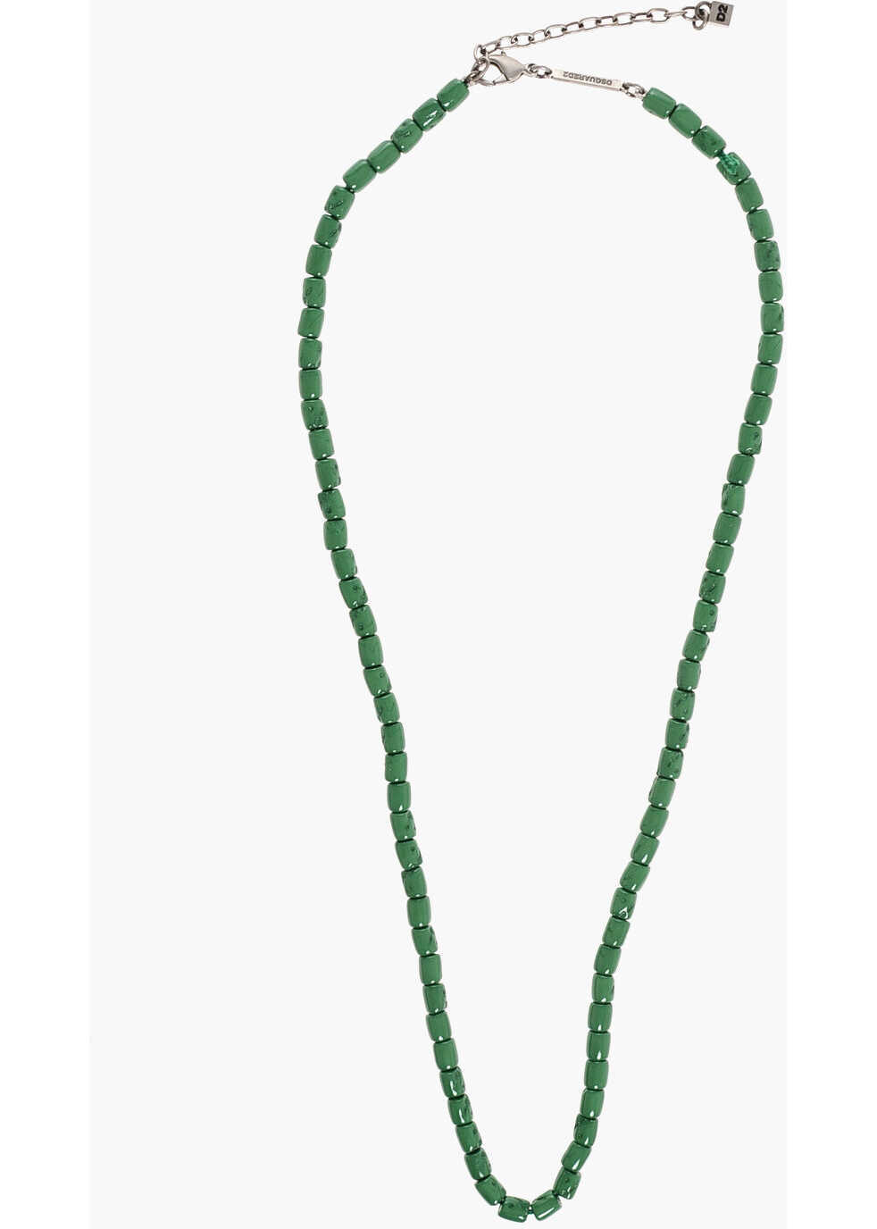 Coliere DSQUARED2 Metal Necklace With Resin Details Green Barbati (BM 18079213) 1