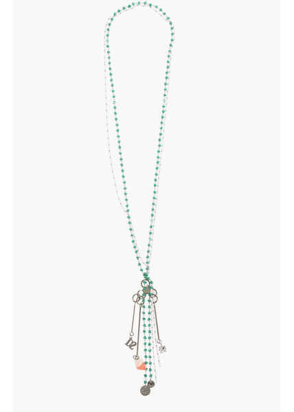 Coliere DSQUARED2 Metal And Resin Long Necklace With Charms Multicolor Femei (BM 18079216) 2