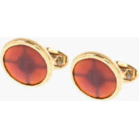 Butoni Brass Cufflinks With Crystals Barbati