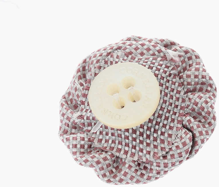 Bijuterii CORNELIANI Embroidered Silk Lapel Brooch Burgundy Barbati (BM 18079330) 2