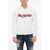 DSQUARED2 Cotton Hoodie With Logo Print White