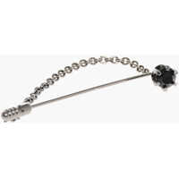 Bijuterii Metal Brooch With Chain Barbati