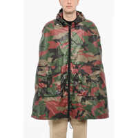 Paltoane Zipped Closue Camouflage Motif Cape Barbati