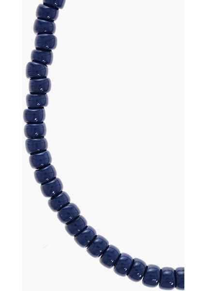 Coliere DSQUARED2 Solid Color Resin Beaded Necklace Blue Barbati (BM 18079651) 2