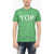 DSQUARED2 Crew-Neck T-Shirt With Frontal Print Green
