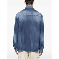 Camasi de blugi pentru Barbati - Camasi de blugi DSQUARED2 Denim My Truck Shirt With Patches Blue Barbati (BM 18079774) - B-mall.ro