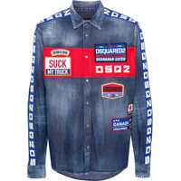 Camasi de blugi Denim My Truck Shirt With Patches Barbati