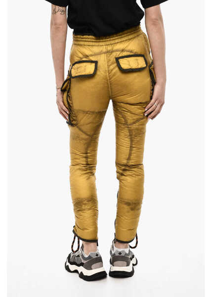 Pantaloni casual DSQUARED2 Nylon Padded Sky Pants Yellow Femei (BM 18079972) 2
