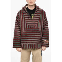 Jachete Hooded Padded Striped Wool Anorak Barbati